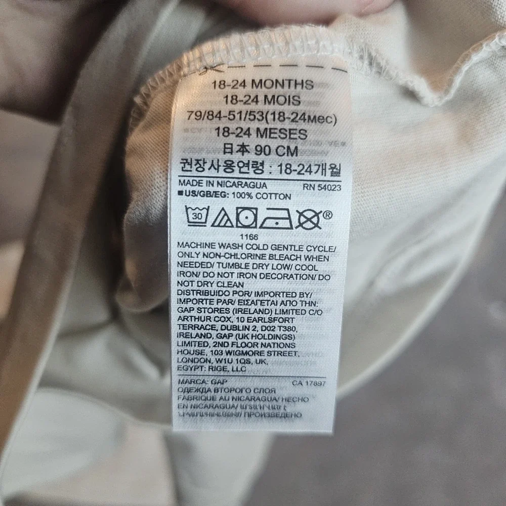 Organic Cotton Lot Of 2 GAP 18 Months T Shirts Sharks NWT - Picture 8 of 9